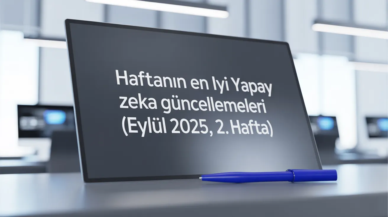 Haftanın En İyi Yapay Zeka Güncellemeleri (Eylül 2025, 2. Hafta) - AI konulu yazı görseli