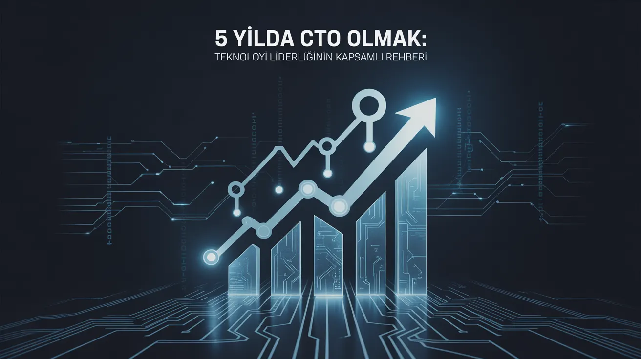 5 Yılda CTO Olmak: Teknoloji Liderliğinin Kapsamlı Rehberi - AI konulu yazı görseli