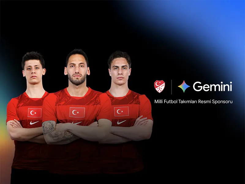 Gemini Milli Takımın Resmi Sponsoru Oldu: Yapay Zeka Taraftar Deneyimine Giriyor - blog yazısı görseli