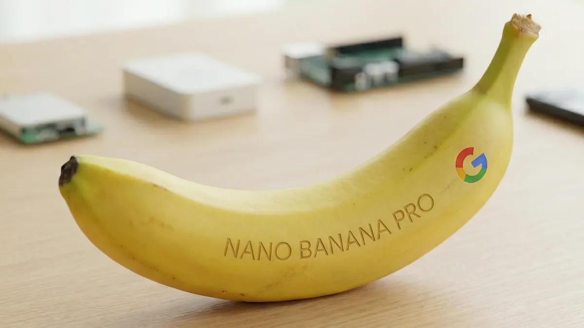 Google Nano Banana Pro: Gemini 3 ile görsel üretimde yeni seviye - Gemini konulu yazı görseli