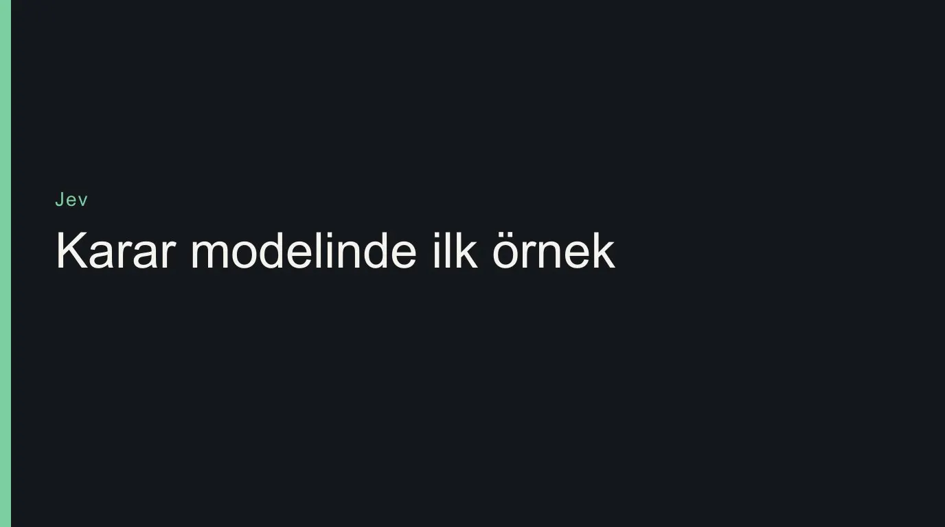 Jev Nasıl Kullanılır? TypeSafe AI Karar Modelinde İlk Örnek - blog yazısı görseli